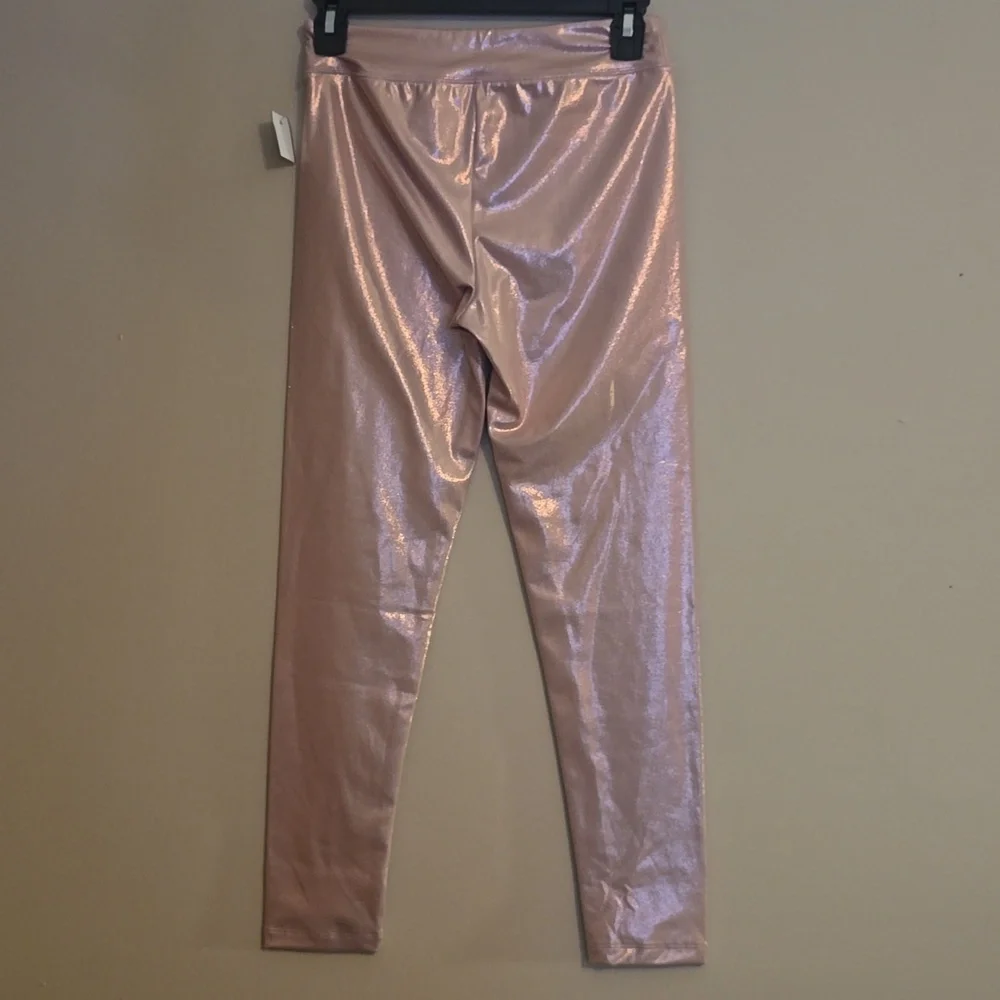 New Cat & Jack Girls Size‎ XL 14 Shimmering Pink Leggings Pants